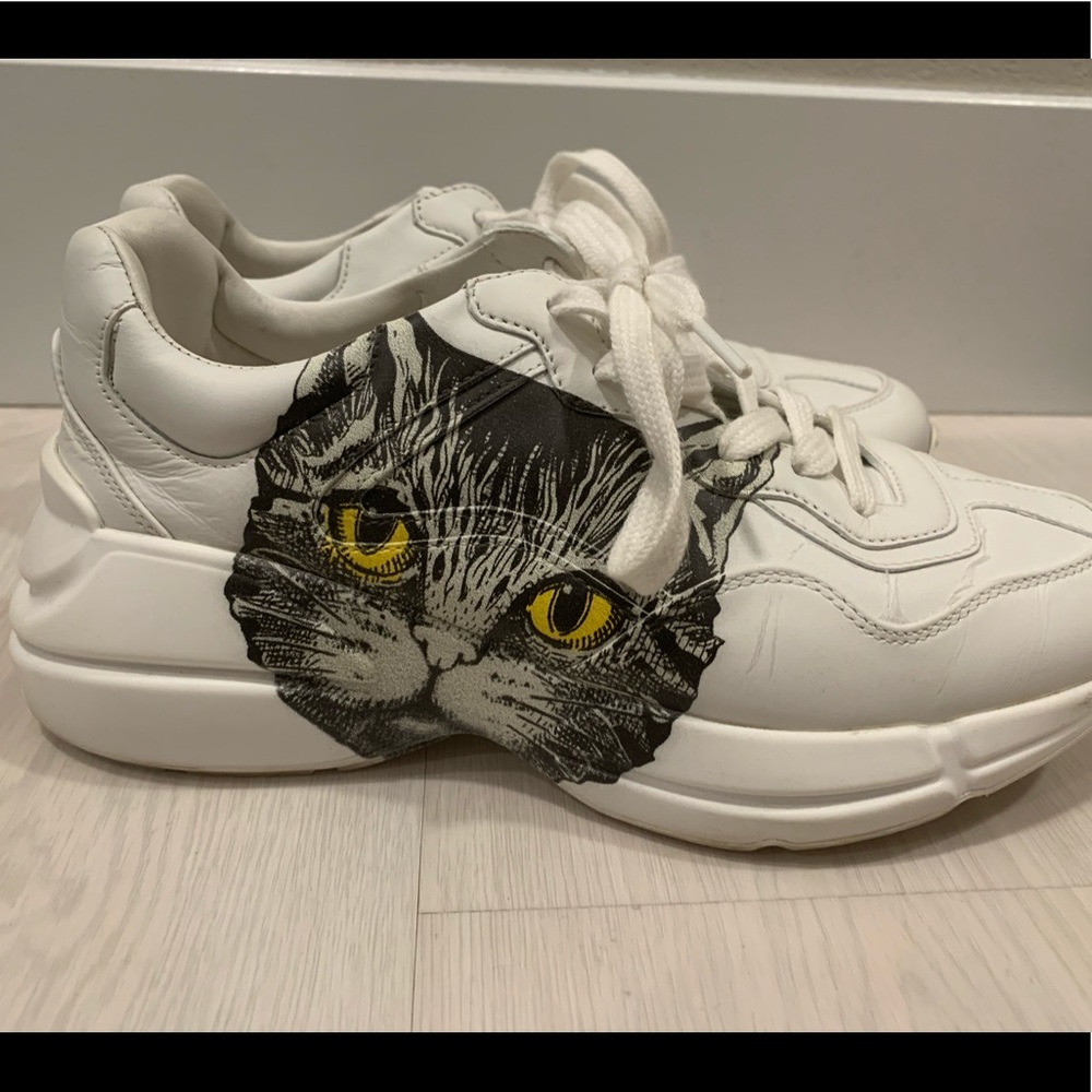 Gucci Rhyton ‘Mystic Cat’ Sneakers Size 37 Women’s